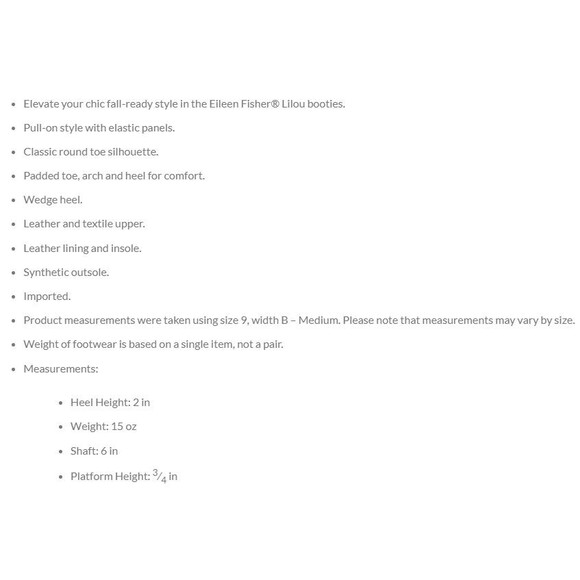 Eileen Fisher Lilou Women's US 6.5 Chelsea Bootie Rye Taupe Nubuck Wedge Heel - Picture 14 of 14